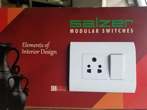 Salzer S90 Modular Switch at Rs 40 | Modular Switch in Ahmedabad | ID: 23813321755