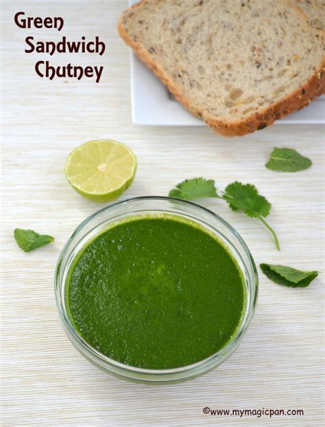 Sandwich Chutney – Green Sandwich Chutney