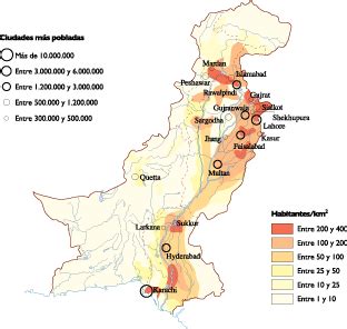 Pakistan Population map | Download vector maps for Adobe Illustrator