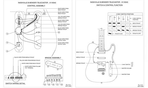 Fender Nashville Telecaster Wiring Diagram