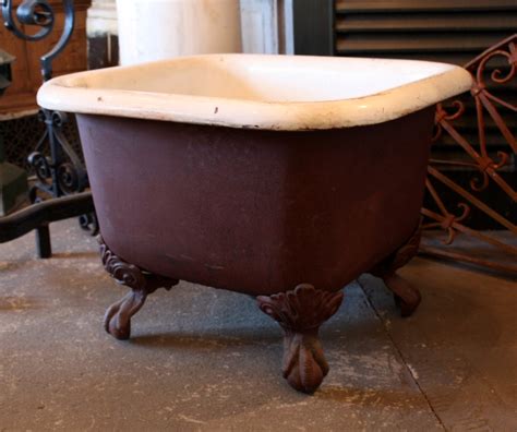 Very Rare Antique 19th Century Clawfoot Foot Bath, 2â€™ x 2â€™ NFB1 For Sale | Antiques.com ...