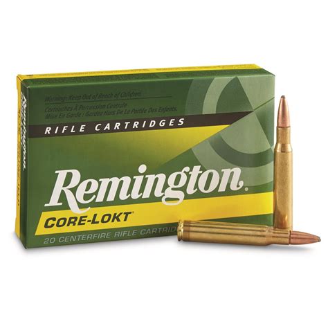 Remington, .30-06 Springfield, PSP Core-Lokt, 150 Grain, 20 Rounds - 1235, .30-06 Springfield ...