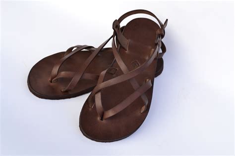 Sale 15 % Leather sandals women brown sandals barefoot