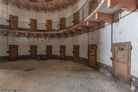 Haunting images by Romain Veillon of France's last panopticon jail in Autun | Daily Mail Online