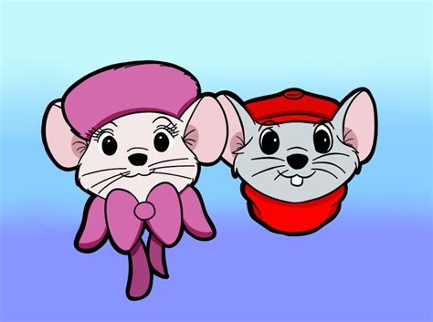 Bianca and Bernard (The Rescuers) by Milanor21 on DeviantArt