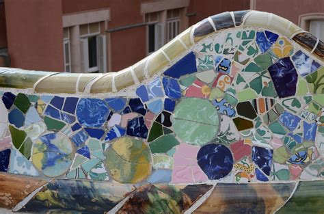 Park Guell Mosaics Free Stock Photo - Public Domain Pictures