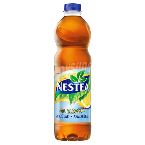 Nestea Bebida de té al limón sin azúcar Botella de 1,5 litros