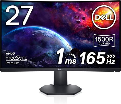 Dell S2722DGM 27 Inch QHD (2560x1440) 1500R Curved Gaming Monitor ...