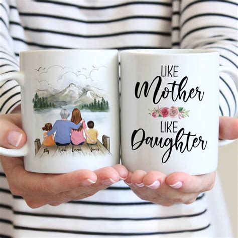 Personalized Family Mug - Like Mother Like Daughter