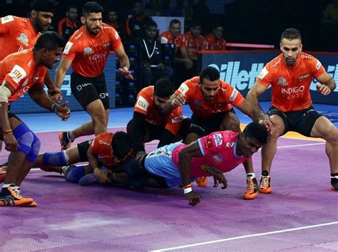 Pro Kabaddi 2018 highlights: Telugu Titans beat Jaipur Pink Panthers 36 ...