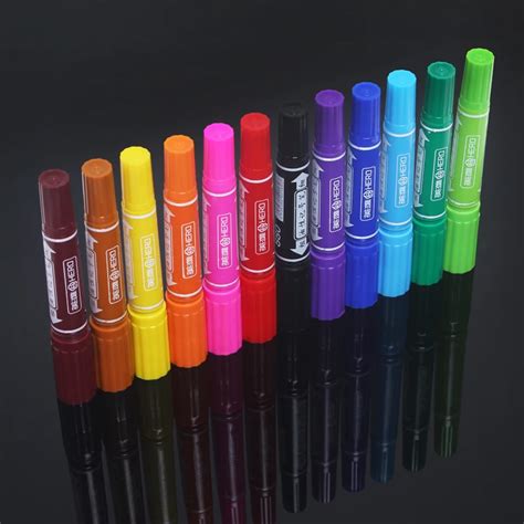 12Pcs/Lot Hero Brand 880 Color Marker Pen Office & School Supplies High Quality Free Shipping-in ...