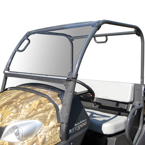 Acrylic Windshield with Fabric Lower Panel for the Kubota RTV500