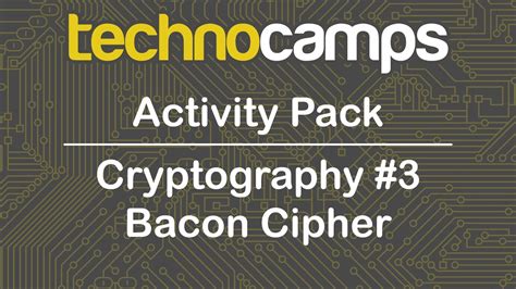 Cryptography #3 - Bacon Cipher - YouTube