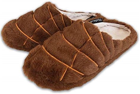 Mexi Stuff - Concha Slippers with Memory Foam and Plush Lining - Slip-on House Slippers for ...