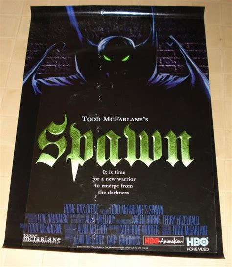 Spawn HBO TV series poster full size, never displayed, rolled, Todd McFarlane comic book