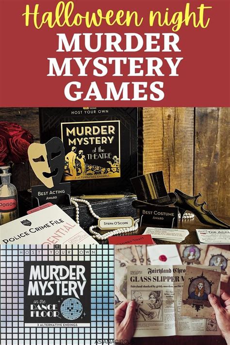 29 best murder mystery party games for adults – Artofit