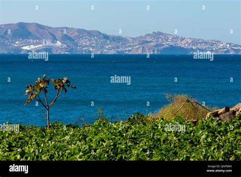 The city of Al Hoceima built in mountains in Morocco Stock Photo - Alamy