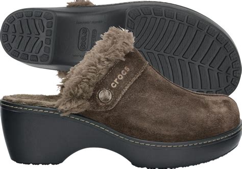 Crocs™ Leather Cobbler Lined Clogs in Espresso/Black (Black) - Lyst