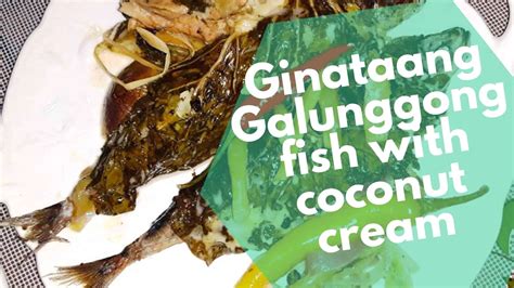 Ginataang Galunggong recipe: fish with coconut cream