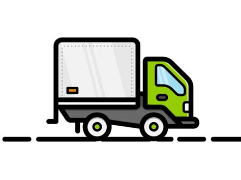 Delivery Truck by Grant Fisher on Dribbble