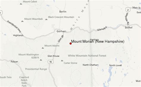 Mount Moriah (New Hampshire) Mountain Information