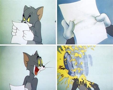 Tom and Jerry custard pie Blank Template - Imgflip