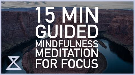 15 Minute Guided Meditation for Focus - YouTube