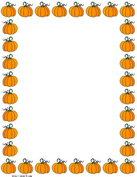 pumpkin border clipart - Clip Art Library