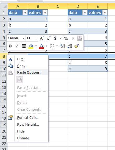 Can't insert cells in Excel 2010 - "operation not allowed" error message - Super User