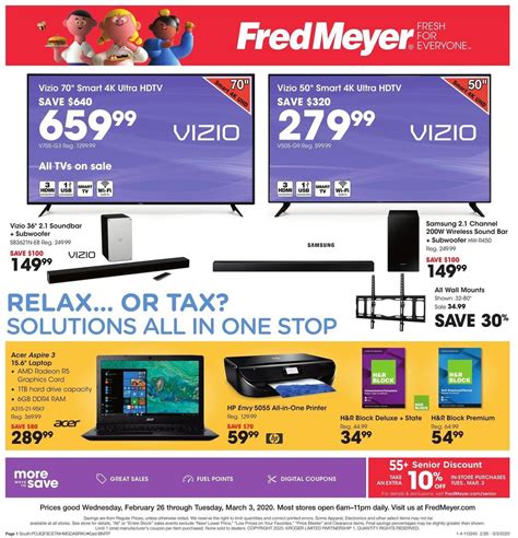 Fred Meyer Electronics Weekly Ad & Specials from February 26