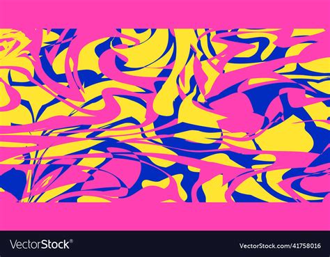 Fluid neon pink cyan background style abstract Vector Image