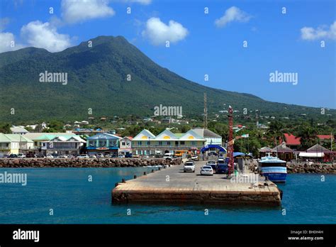 Charlestown waterfront at Nevis. Caribbean Stock Photo, Royalty Free ...