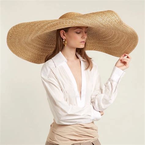 Summer Beach Hat Ladies Wide Brim Sun Hats Women Straw Sun Hat Stage ...