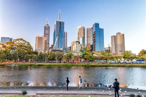 Melbourne Skyscrapers at Sunset - Victoria, Australia Editorial ...