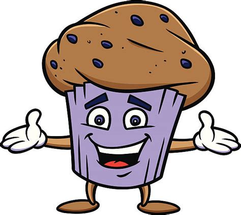 Cartoon Of A Blueberry Muffin Illustrations, Royalty-Free Vector Graphics & Clip Art - iStock