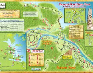 Beavers Bend State Park Map - San Antonio Map