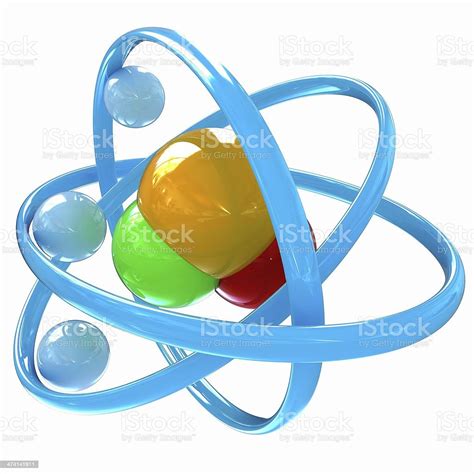 3d Illustration Of A Water Molecule Stock Photo - Download Image Now - Atom, Biology, Blue - iStock