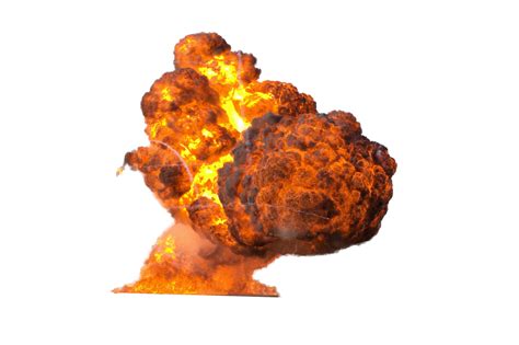 Scene explosion red mushroom cloud free to pull png download - 3072* ...