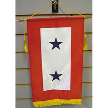 EventFlags - Flags, Banners and Custom Printed BladesTwo Blue Star Service Flag