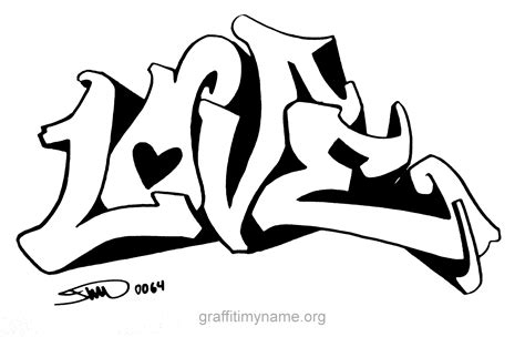 Sketch Drawings Of Graffity Coloring Pages