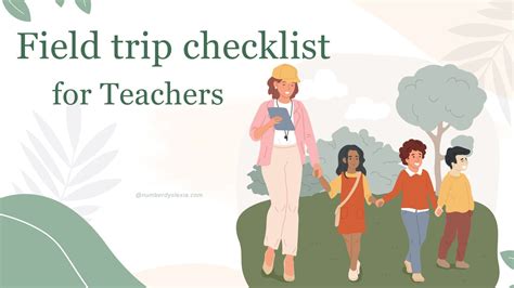 Printable Field Trip Checklist For Teachers [PDF Included] - Number Dyslexia