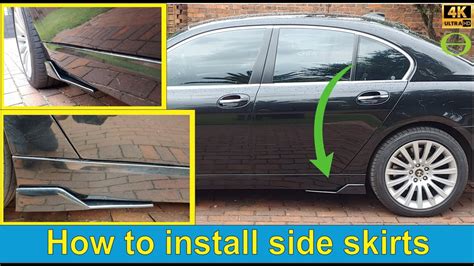 How to install generic side skirts on a BMW car - step by step (Amazon ...