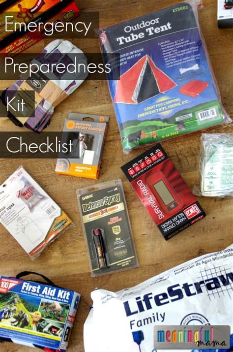 Creating an Emergency Preparedness Kit