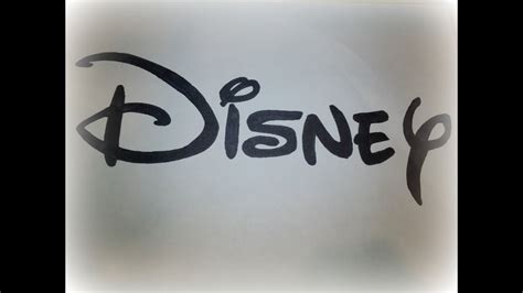 How To Draw The Walt Disney Logo