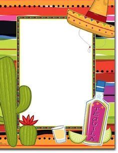 Fiesta Border: Clip Art, Page Border, and Vector Graphics | Clip art ...