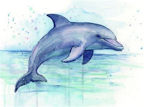 cocuksarki.com | Dolphin art, Dolphin painting, Whale art