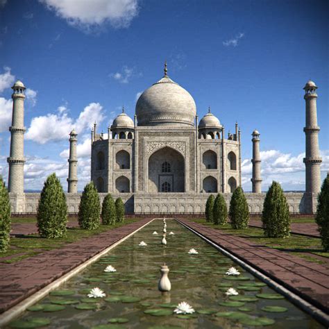 taj mahal 3d model