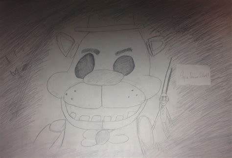 Golden Freddy Sketch by AquaDrawsStuff on DeviantArt