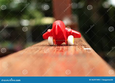 Toy Plane with a Red Propeller. Stock Photo - Image of figure, travel ...