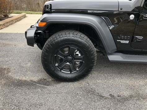 Plasti-dipped Blacked Out Wheels and Badge on JLU Sport S | 2018+ Jeep Wrangler Forums (JL / JLU ...